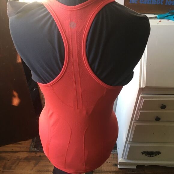 Athleta athletic tangerine orange workout tank top - Picture 2 of 2